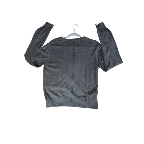 Pact size M sweater gray 100% organic cotton career basics sustainable - Picture 2 of 6